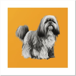 Lhasa apso Posters and Art